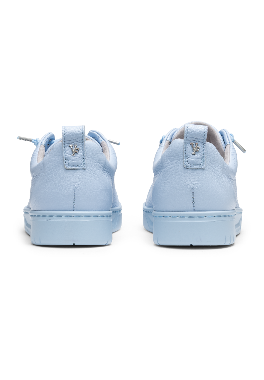 sehenswerter Sneaker Hirschleder hellblau