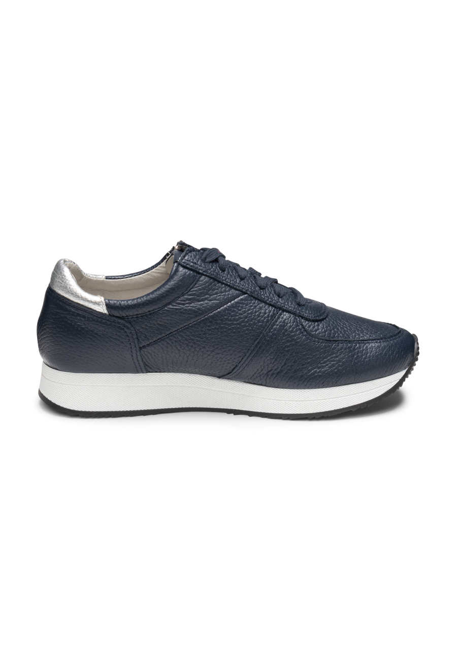 sagenhafter Sneaker Hirschleder marine