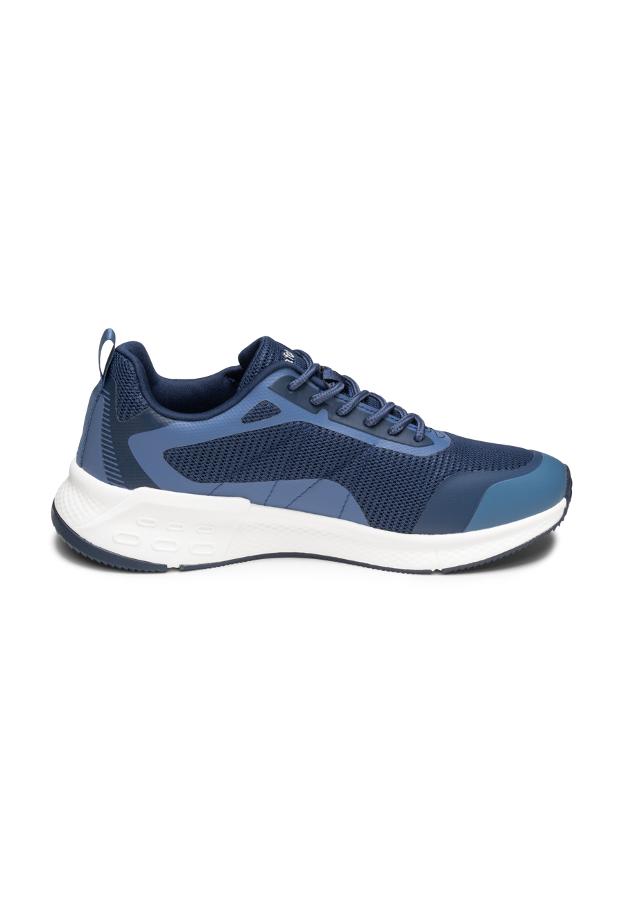 sportlicher Sneaker Mesh blau