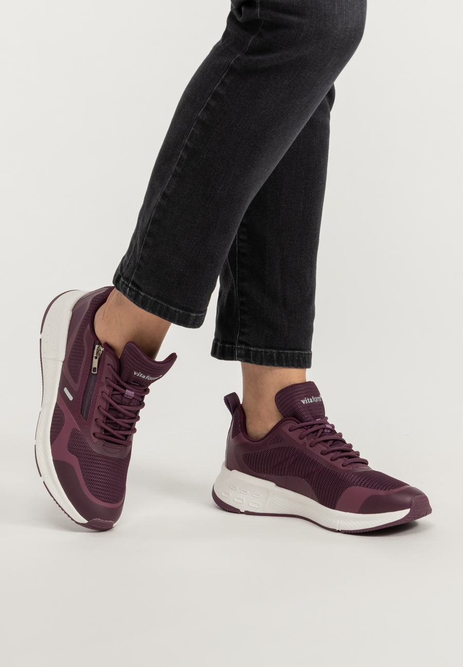 sportlicher Sneaker Mesh mauve