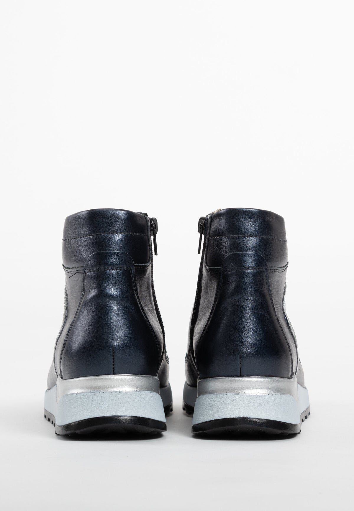 aktueller Sneaker-Boots Softnappaleder marine